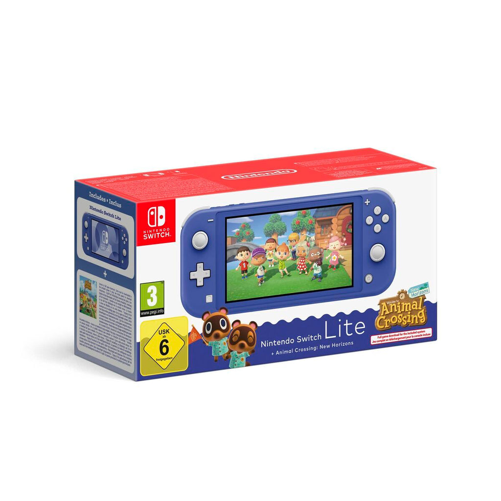 Nintendo Switch Lite + Animal Crossing Nintendo 45496546120 Bleu