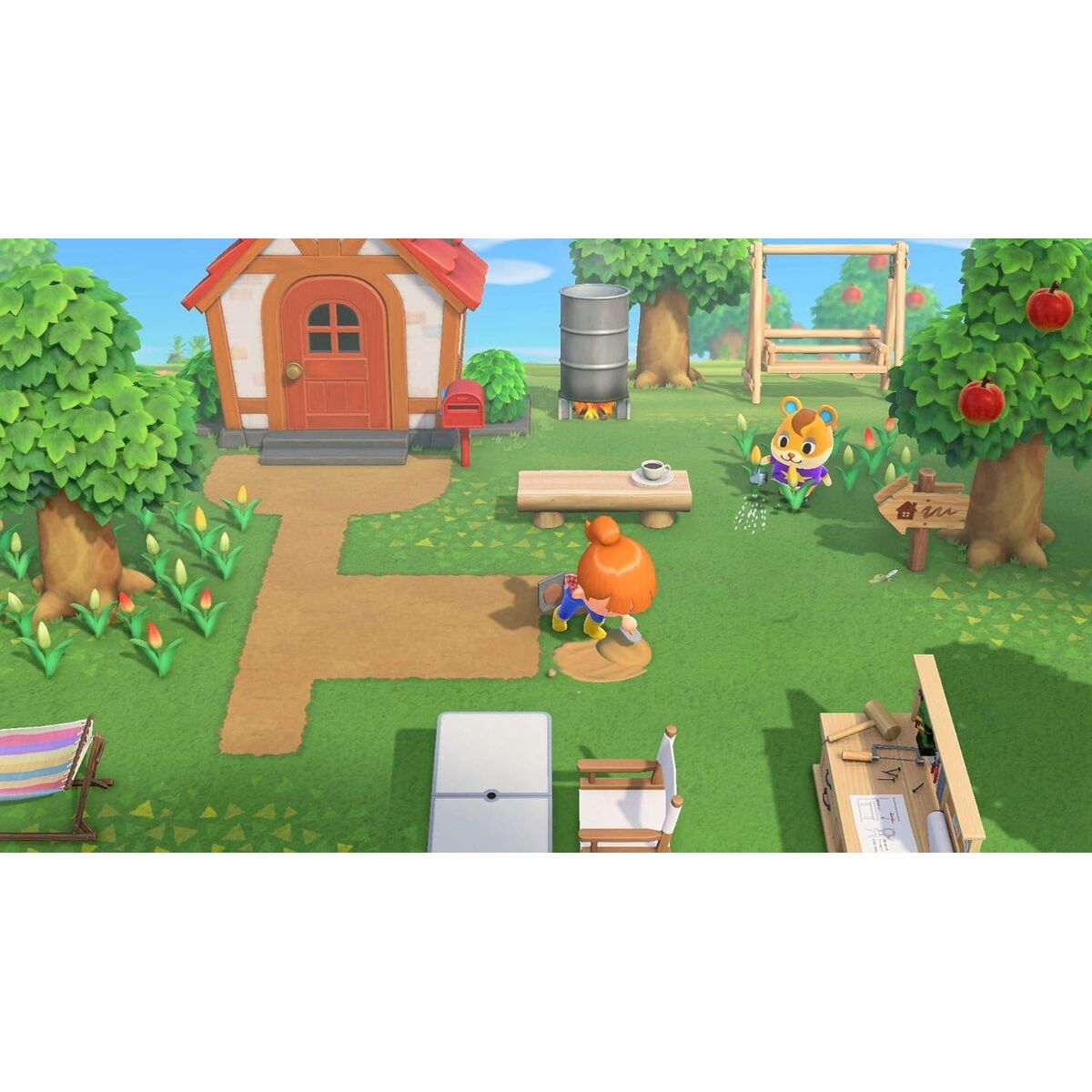 Nintendo Switch Lite + Animal Crossing Nintendo 45496546120 Bleu