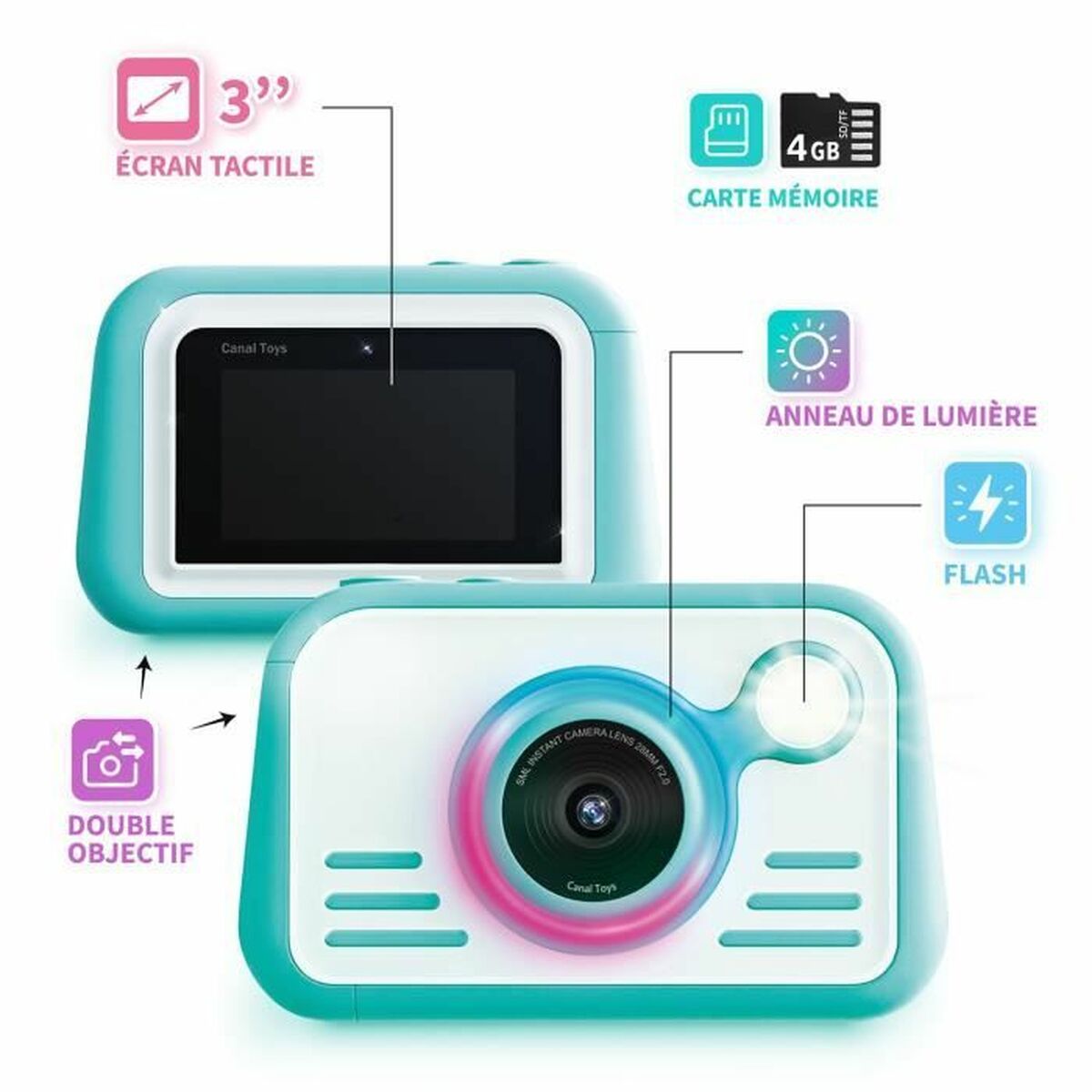 Appareil Photo Numérique Canal Toys