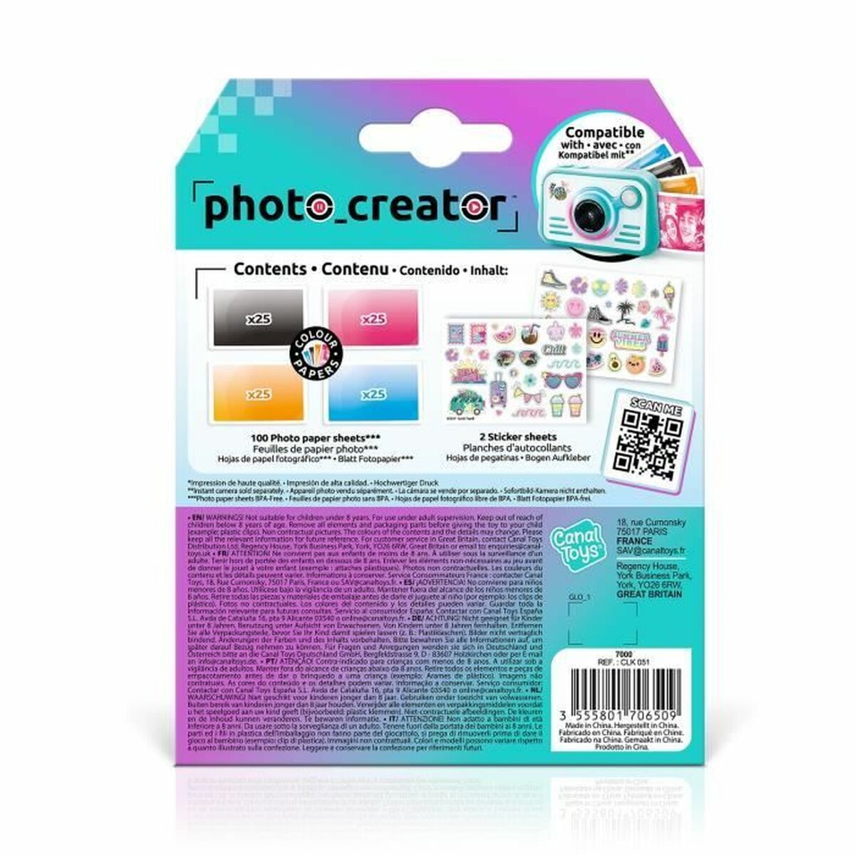 Appareil Photo Numérique Canal Toys