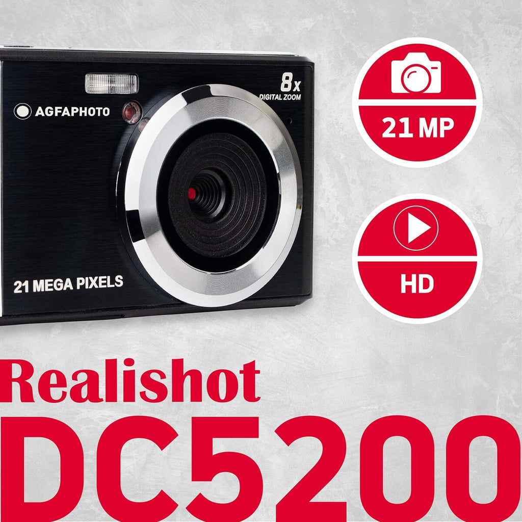 Appareil Photo Numérique Agfa DC5200-BK Noir 21 MP 2,4"