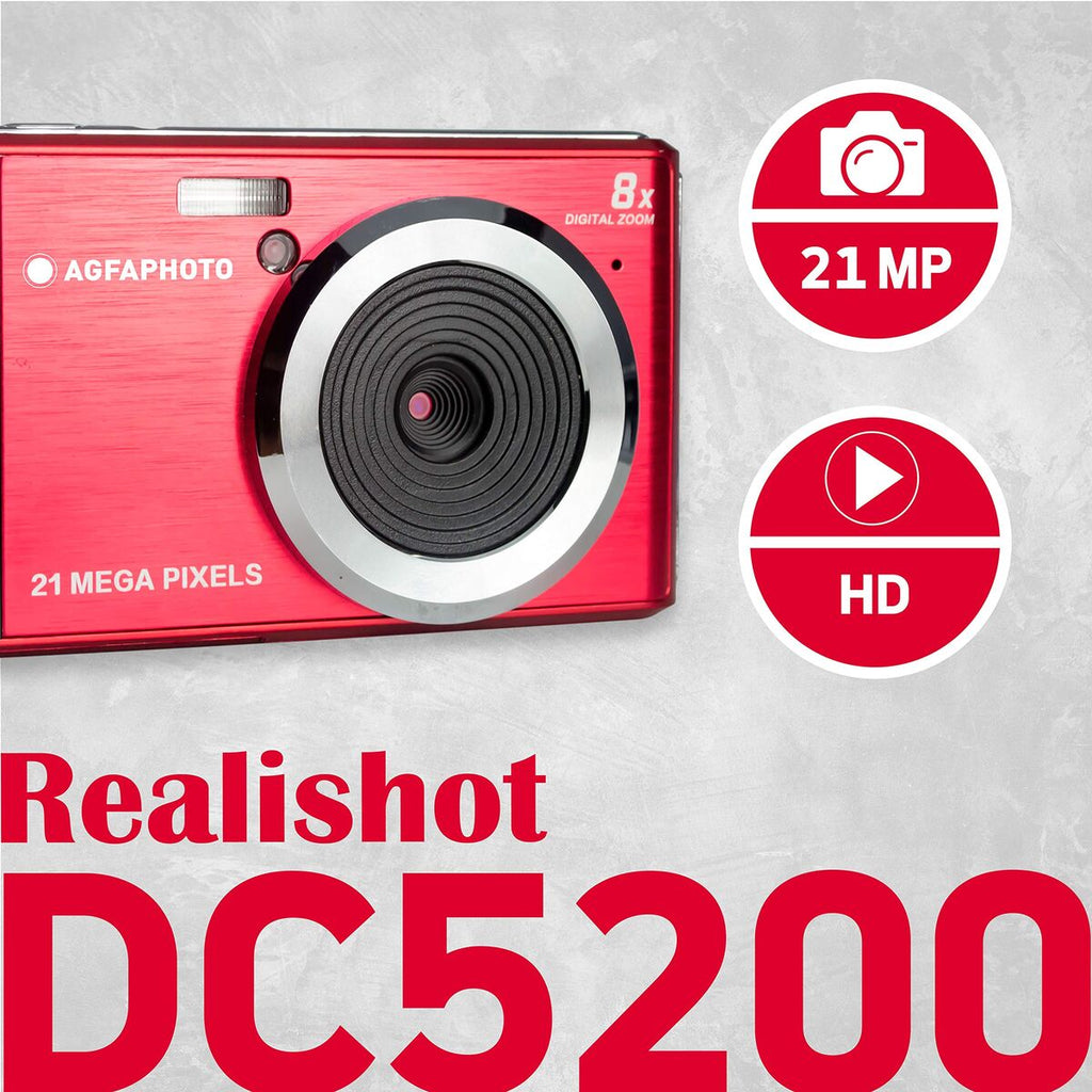 Appareil Photo Numérique Agfa DC5200 Rouge 21 MP 2,4"