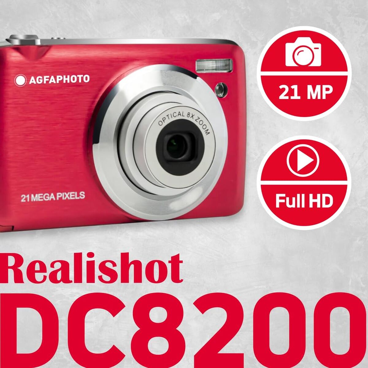 Appareil Photo Numérique Agfa DC8200 Rouge