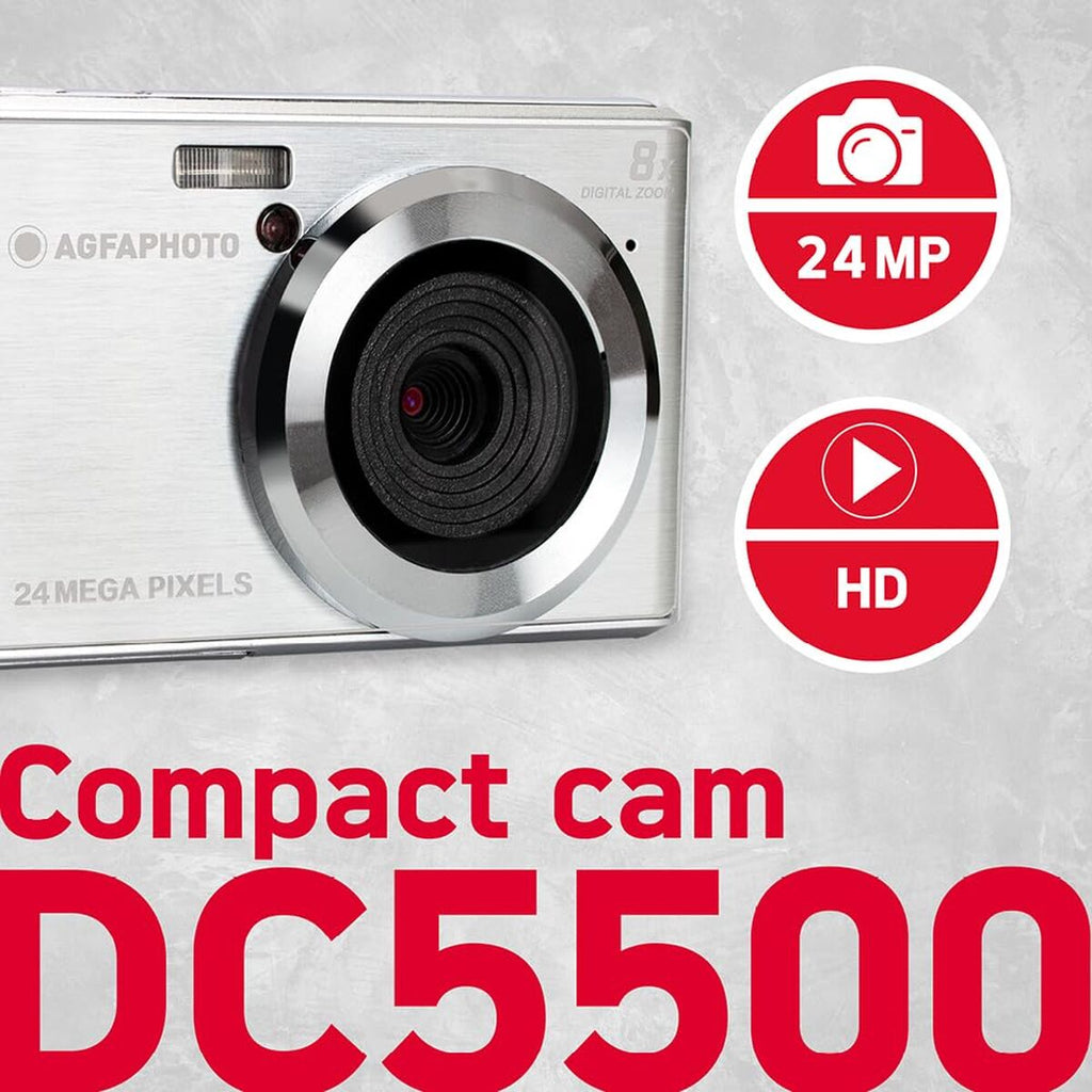 Appareil Photo Numérique pour Enfants Agfa DC5500SL Argenté